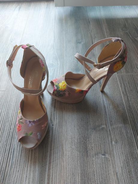 Kožené topánky na opätku, 38