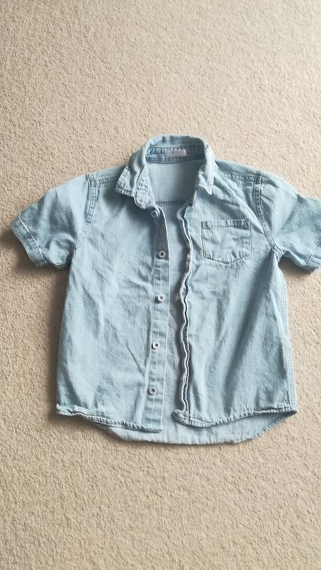 Košeľa rifľová, tesco,116