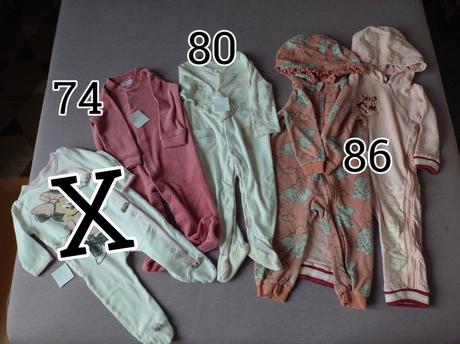 Predam detske/ dojcenske oblecenie, ciapky..., 68–80