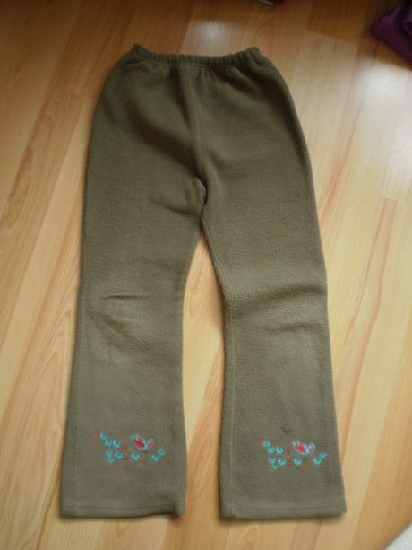 Flisové nohavice, 128