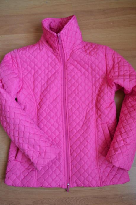 Štepovaná značková bunda 2smerný zips s/m, m