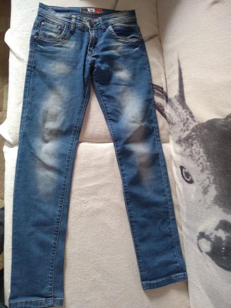 Chlapčenské rifle, denim,26