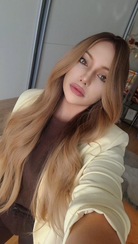Parochňa blond ombre,