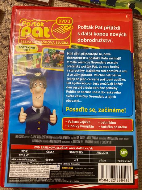Dvd pošťák pat 4 postman pat animovaná rozprávka,