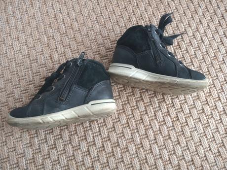 Čierne prechodné topánky pre chlapca, ecco,22