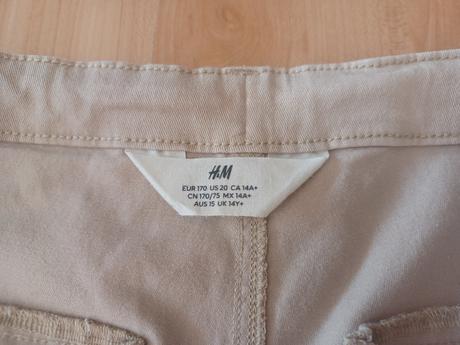 Bavlnené nohavice, h&m,170