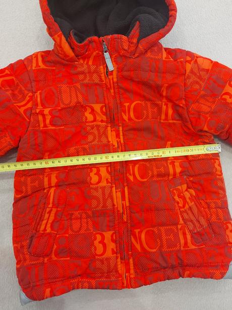 Zimná bundička + čiapka grátis, topolino,98