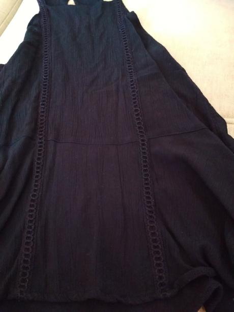 Vzdušný čierny top hollister, hollister,m