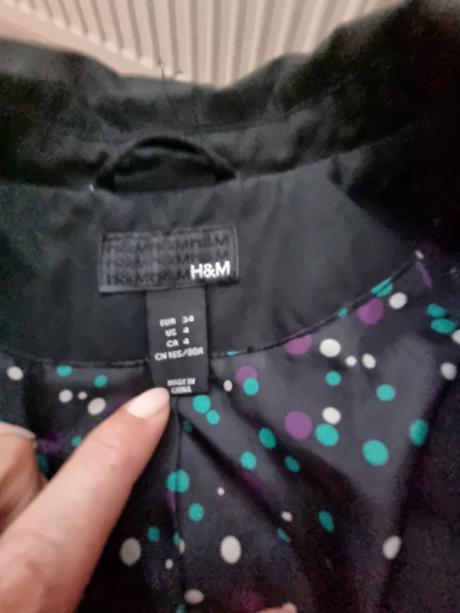 Kabát hm top nový stav, h&m,xs