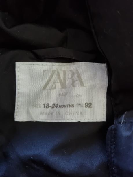 Cierna zimna bunda zn. zara, zara,92