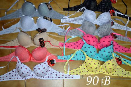 Dámska bavlnená podprsenka, 75b - 95e