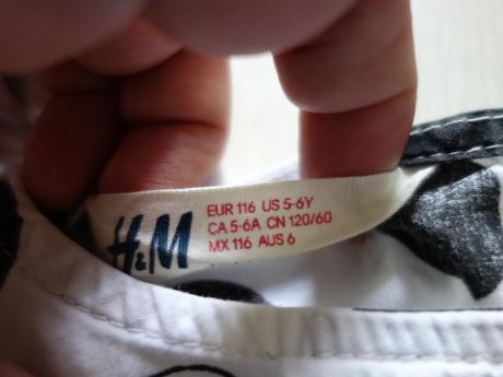 Šaty h&m, h&m,116
