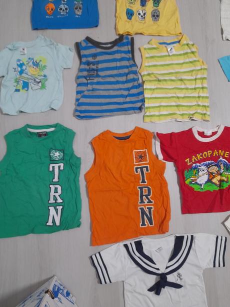 Tričká v 86,92,98 vo výbornom stave po mojom synov, 92