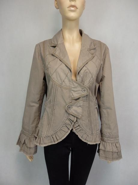 Luxusný béžový blejzer, 46