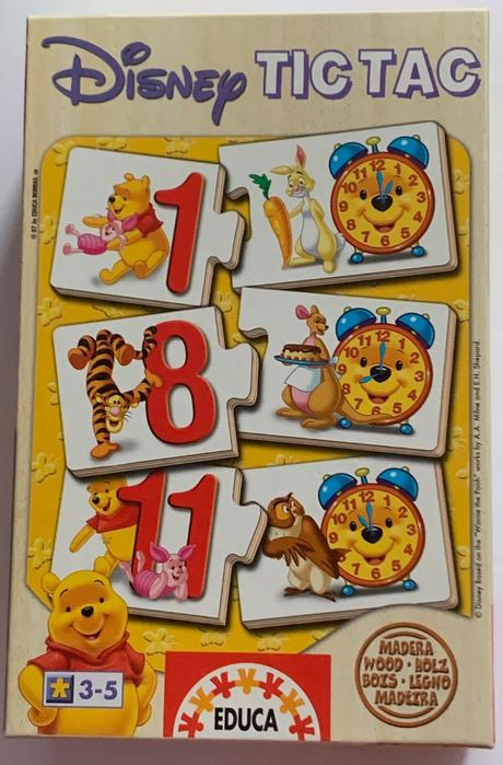 Disney drevená hra winnie the pooh tic tac educa, 
