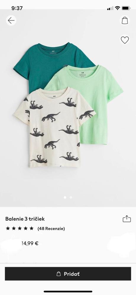 H&m tričká, h&m,122