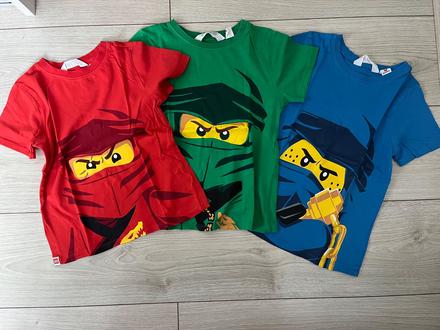 Ninjago tričká, h&m,110
