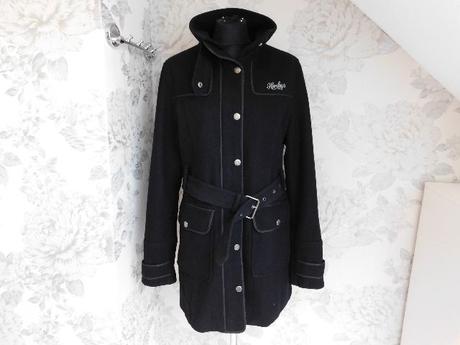 Damsky trendy vlneny kabatik, 38