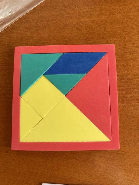 Nové puzzle tangram penové, 