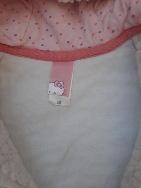 Teplá mikina, hello kitty,68