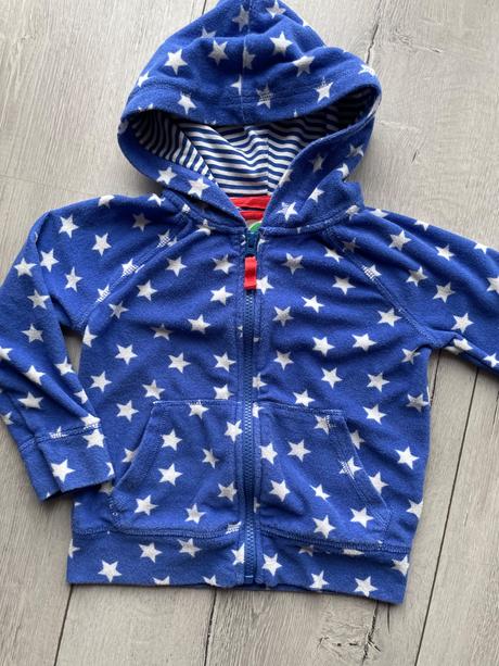 Froté mikinka s hviezdičkami, mini boden,104