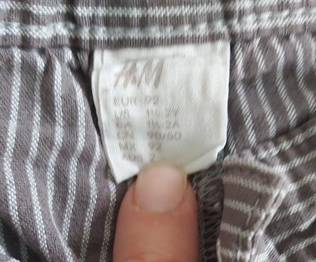 Kraťase pásikavé h&m 92, h&m,92