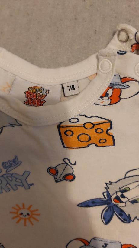 Set body s krátkym rukávom tom & jerry 74, 74