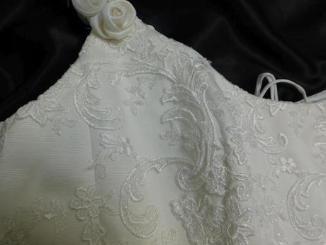 Luxusne nadherne svadobne saty(komplet), 38