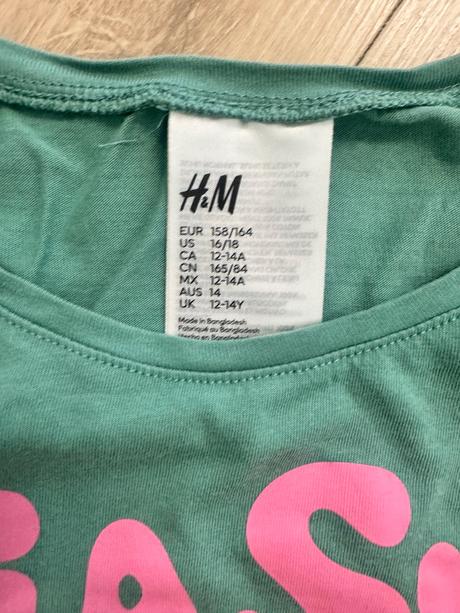 Dievčenske pyžamko, h&m,158