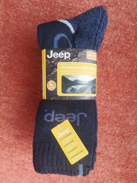 Jeep pánske funkčné ponožky 4 páry veľkosť 39-45, 39 / 40 / 42 / 44 / 46