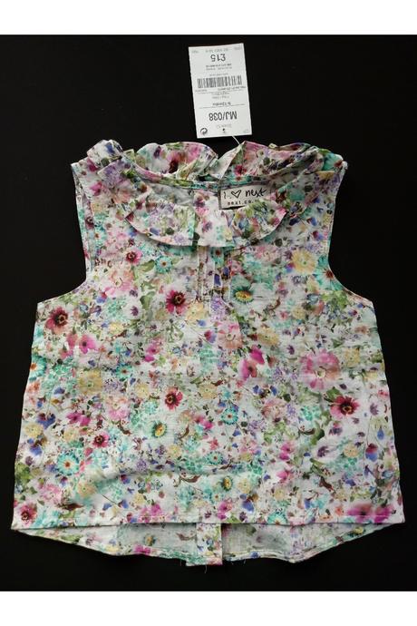 Baby letný kvetinkový topik next, next,80