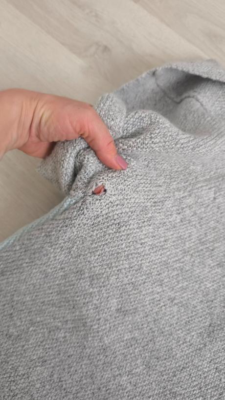 Šedý vlnený sveter rolák reserved, reserved,s