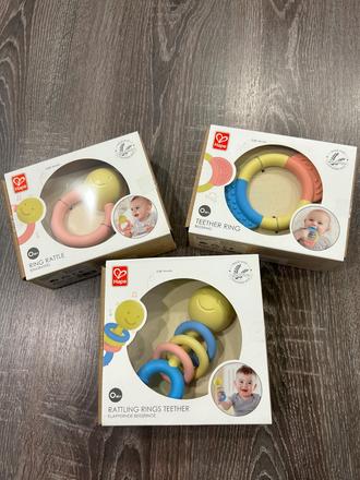 Hape - ryžove hryzadla a hrkalka, 