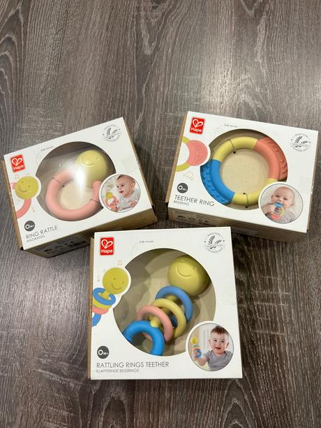 Hape - ryžove hryzadla a hrkalka,