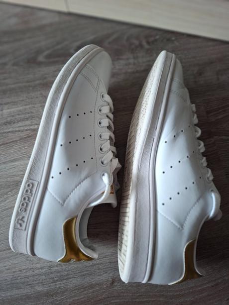 Bielo zlate tenisky adidas, adidas,39