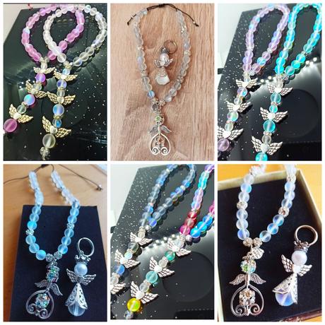 Handmade kľúčenky-anjelikovia na kľúčenku, 