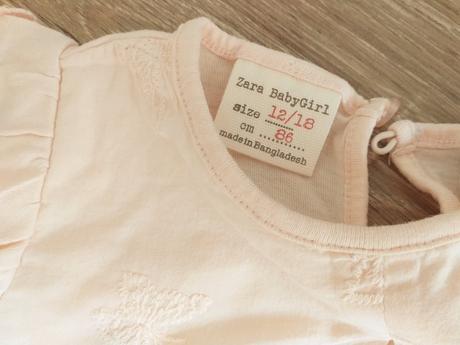 Košieľka zara s mašľou vyšívaná, zara,86