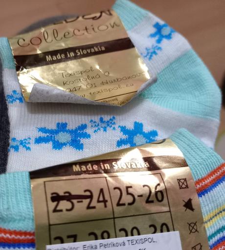 4 páry nových ponožiek, 38