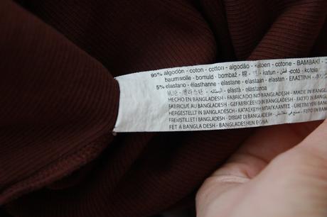 Hnedé bavlnené body tričko, zara m, zara,m