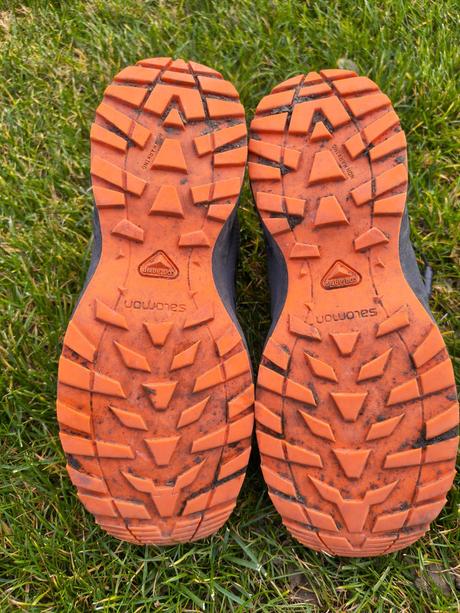 Detské turistické topánky salomon outscape, veľ.38, salomon,38