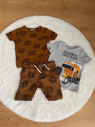 Tričko a kraťasy, h&m,98