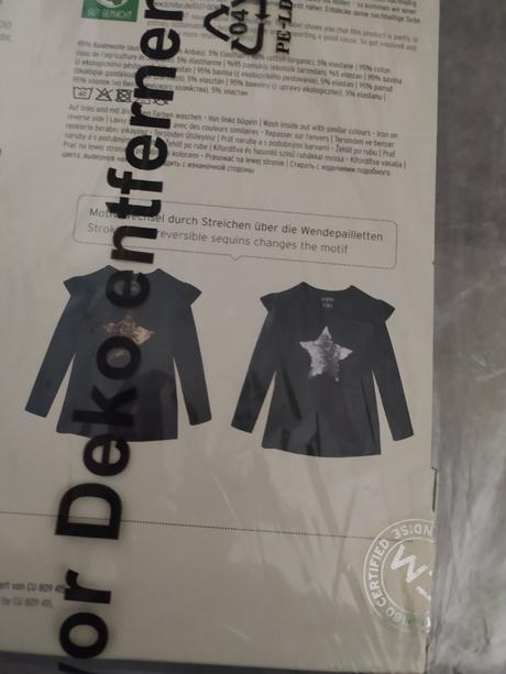 Dievčenské tričko s dlhým rukávom, tchibo,146