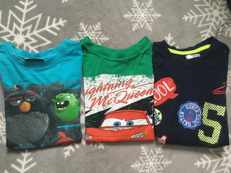 3 x tricko, disney,110