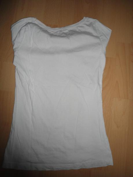 Biele tricko 3/4-ovy rukav, s