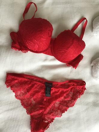 Čipkovaná podprsenka a nohavičky 90 d, bonprix,90d