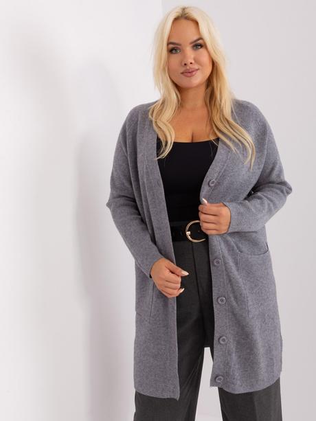 Dámsky kardigán plus size mix farieb, xl / xxl / xxxl