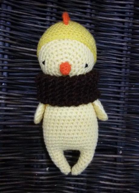 Háčkované kuriatko - hrkálka, 