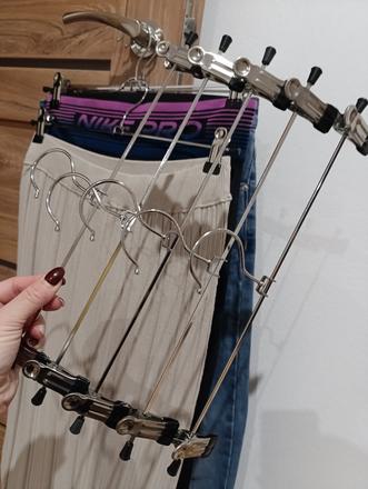 Vešiaky do šatníka skrine 8ks, 