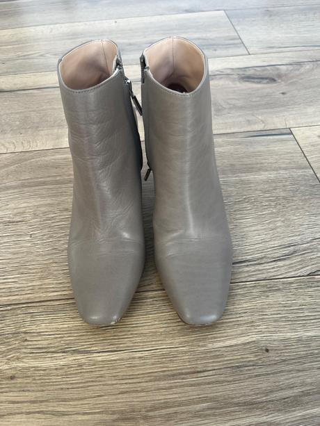 Kožené kotnicky, zara,37