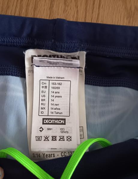 Chlapčenské plavky, decathlon,152